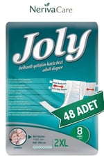 Joly Bel Bantlı Hasta Bezi XXL Beden 48 Adet | XXLarge Boy Yüksek Emicilik