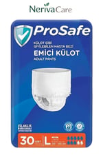Külot Hasta Bezleri (Emici Külot)nerivacareProsafe Emici Külot Yetişkin Külotlu Hasta Bezi (L) Büyük Boy 30'lu 