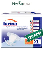 Lorina Yetişkin Hasta Bezi Bel Bantlı XL Beden 120 Adet | Orta EmicilikBelbantlı Hasta BezlerinerivacareLorina Yetişkin Hasta Bezi Bel Bantlı Hasta Bezi XL Beden 120 Adet | XLarge Boy Orta Emicilik