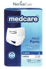 Medcare Classic Emici Külot Hasta Bezi L Beden 30 Adet | Orta EmicilikKülot Hasta Bezleri (Emici Külot)nerivacareMedcare Classic Emici Külot Hasta Bezi L Beden 30 Adet | Large Boy Orta Emicilik