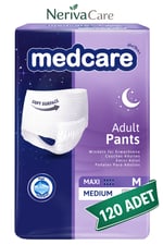 Medcare Maxi Emici Külot Hasta Bezi M Beden 120 Adet | En Ekonomik PaketKülot Hasta Bezleri (Emici Külot)nerivacareMedcare Maxi Emici Külot Hasta Bezi M Beden 120 Adet | Medium Boy Yüksek Emicilik