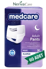 Medcare Maxi Emici Külot Hasta Bezi XL Beden 60 Adet | Yüksek EmicilikKülot Hasta Bezleri (Emici Külot)nerivacareMedcare Maxi Emici Külot Hasta Bezi XL Beden 60 Adet | XLarge Boy Yüksek Emicilik