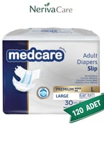 Medcare Premium Bel Bantlı Hasta Bezi 6 Damla Large Büyük Boy L Beden 30'lu 4 Paket 120 AdetBel Bantlı Hasta BezlerinerivacareMedcare Premium Bel Bantlı Hasta Bezi (L), 6 damlalı yüksek emiş gücü ve yumuşak tekstil yüzeyiyle uzun süreli kuruluk sağlar. GeBelbantlı Hasta BezlerinerivacareMedcare Premium Bel Bantlı Hasta Bezi 6 Damla Large Büyük Boy L Beden 30'lu 4 Paket 120 Adet