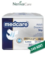 Medcare Premium Bel Bantlı Hasta Bezi 6 Damla XLarge En Büyük Boy XL Beden 30'lu 8 Paket 240 AdetBel Bantlı Hasta BezlerinerivacareMedcare Premium Bel Bantlı Hasta Bezi (XL), 6 damla yüksek emiş gücü ve yumuşak tekstil yüzeyiyle uzun süreli kuruluk sağlarBelbantlı Hasta BezlerinerivacareMedcare Premium Bel Bantlı Hasta Bezi 6 Damla XLarge En Büyük Boy XL Beden 30'lu 8 Paket 240 Adet