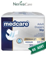 Medcare Premium Bel Bantlı Hasta Bezi 6 Damla Medium Orta Boy M Beden 30'lu 2 Paket 60 AdetBel Bantlı Hasta BezlerinerivacareMedcare Premium Bel Bantlı Hasta Bezi (M), 6 damlalı yüksek emiş gücü ve yumuşak tekstil yüzeyiyle uzun süreli kuruluk sağlar. OrtBelbantlı Hasta BezlerinerivacareMedcare Premium Bel Bantlı Hasta Bezi 6 Damla Medium Orta Boy M Beden 30'lu 2 Paket 60 Adet