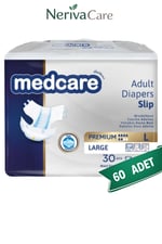 Medcare Premium Bel Bantlı Hasta Bezi 6 Damla Large Büyük Boy L Beden 30'lu 2 Paket 60 AdetBel Bantlı Hasta BezlerinerivacareMedcare Premium Bel Bantlı Hasta Bezi (L), 6 damlalı yüksek emiş kapasitesi ve yumuşak tekstil yüzeyiyle uzun süreli kuruluk sağlaBelbantlı Hasta BezlerinerivacareMedcare Premium Bel Bantlı Hasta Bezi 6 Damla Large Büyük Boy L Beden 30'lu 2 Paket 60 Adet