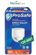 Prosafe Emici Külot Hasta Bezi L 120 Adet (30'lu x 4 Paket)