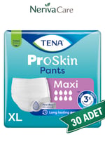 TENA ProSkin Pants Maxi Emici Külot Hasta Bezi XL Beden 30 Adet | Yüksek EmicilikKülot Hasta Bezleri (Emici Külot)nerivacareTENA ProSkin Pants Maxi Emici Külot Hasta Bezi XL Beden 30 Adet | XLarge Boy Yüksek Emicilik