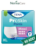TENA ProSkin Pants Maxi Emici Külot Hasta Bezi XL Beden 80 Adet | Yüksek EmicilikKülot Hasta Bezleri (Emici Külot)nerivacareTENA ProSkin Pants Maxi Emici Külot Hasta Bezi XL Beden 80 Adet | XLarge Boy Yüksek Emicilik
