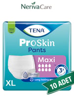 TENA ProSkin Pants Maxi Emici Külot Hasta Bezi XL Beden 10 Adet | Yüksek EmicilikKülot Hasta Bezleri (Emici Külot)nerivacareTENA ProSkin Pants Maxi Emici Külot Hasta Bezi XL Beden 10 Adet | XLarge Boy Yüksek Emicilik
