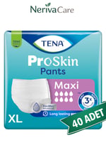 TENA ProSkin Pants Maxi Emici Külot Hasta Bezi XL Beden 40 Adet | Yüksek EmicilikKülot Hasta Bezleri (Emici Külot)nerivacareTENA ProSkin Pants Maxi Emici Külot Hasta Bezi XL Beden 40 Adet | XLarge Boy Yüksek Emicilik
