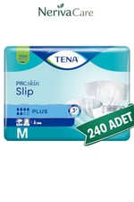 TENA ProSkin Slip Plus Bel Bantlı Hasta Bezi M Beden 240 Adet | Medium Boy Yüksek Emicilik