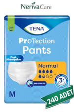 TENA ProTection Pants Normal Emici Külot Hasta Bezi M Beden 240 Adet | En Düşük Birim MaliyetKülot Hasta Bezleri (Emici Külot)nerivacareTENA ProTection Pants Normal Emici Külot Hasta Bezi M Beden 240 Adet | Medium Boy Orta Emicilik