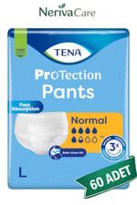 TENA ProTection Pants Normal Emici Külot Hasta Bezi L Beden 60 Adet | Günlük & Düzenli KullanımKülot Hasta Bezleri (Emici Külot)nerivacareTENA ProTection Pants Normal Emici Külot Hasta Bezi L Beden 60 Adet | Large Boy Orta Emicilik