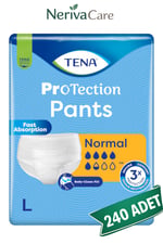 TENA ProTection Pants Normal Emici Külot Hasta Bezi L Beden 240 Adet | En Düşük Birim MaliyetKülot Hasta Bezleri (Emici Külot)nerivacareTENA ProTection Pants Normal Emici Külot Hasta Bezi L Beden 240 Adet | Large Boy Orta Emicilik