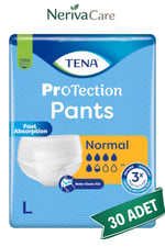 TENA ProTection Pants Normal Emici Külot Hasta Bezi L Beden 30 Adet | Günlük KullanımKülot Hasta Bezleri (Emici Külot)nerivacareTENA ProTection Pants Normal Emici Külot Hasta Bezi L Beden 30 Adet | Large Boy Orta Emicilik