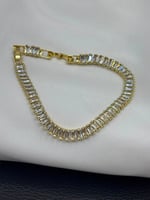 ÇELİK BİLEKLİK BAGET TAŞLI KALINBileklik26-SS-54214Celik Taki AccesoriesÇELİK BİLEKLİK BAGET TAŞLI KALIN