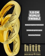 1.5 CM KUMLU TRİSELİ BİLEZİK