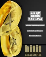 2.5 CM GENİŞ BAKLAVA BİLEZİK