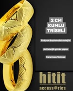 2 CM KUMLU TRİSELİ BİLEZİK