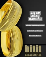 2.5 CM AĞAÇ KABUĞU BİLEZİK