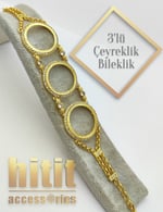 3'LÜ BOŞ ÇEYREKLİK BİLEKLİK