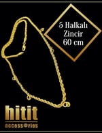 5 HALKALI ZİNCİR (60 CM)