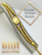 ÇEYREKLİ DORİKALI BİLEKLİK