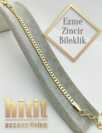 GOLD EZME ZİNCİR BİLEKLİK