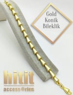 KONİK MODEL GOLD BİLEKLİK