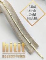 MİNİ SIRALI GOLD BİLEKLİK