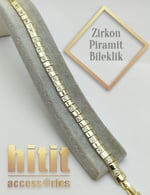 PİRAMİT DESEN ZİRKON BİLEKLİK