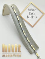 PLATİN-GOLD ZİRKON BİLEKLİK