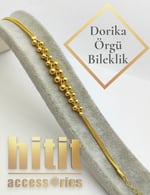SIRA ÖRGÜLÜ DORİKA BİLEKLİK