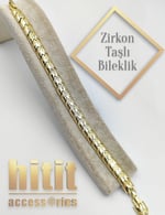SIRALI BALIK SIRTI GOLD BİLEKLİK
