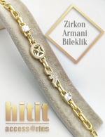 ZİRKON ARMANİ MODEL BİLEKLİK