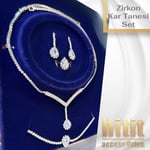 ZİRKON KAR TANESİ MODEL SET