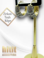 ZİRKON TAŞLI KÜPE