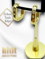ZİRKON TAŞLI KÜPE