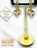 ZİRKON TAŞLI KÜPE