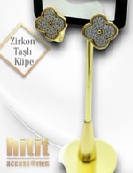 ZİRKON TAŞLI KÜPE