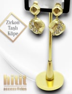 ZİRKON TAŞLI KÜPE