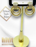 ZİRKON TAŞLI KÜPE