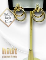 ZİRKON TAŞLI KÜPE