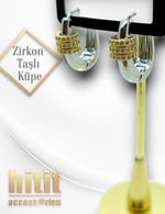 ZİRKON TAŞLI KÜPE