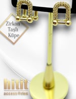ZİRKON TAŞLI KÜPE