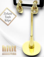 ZİRKON TAŞLI KÜPE