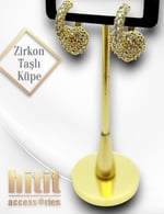 ZİRKON TAŞLI KÜPE