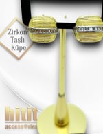 ZİRKON TAŞLI KÜPE