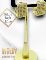ZİRKON TAŞLI KÜPE